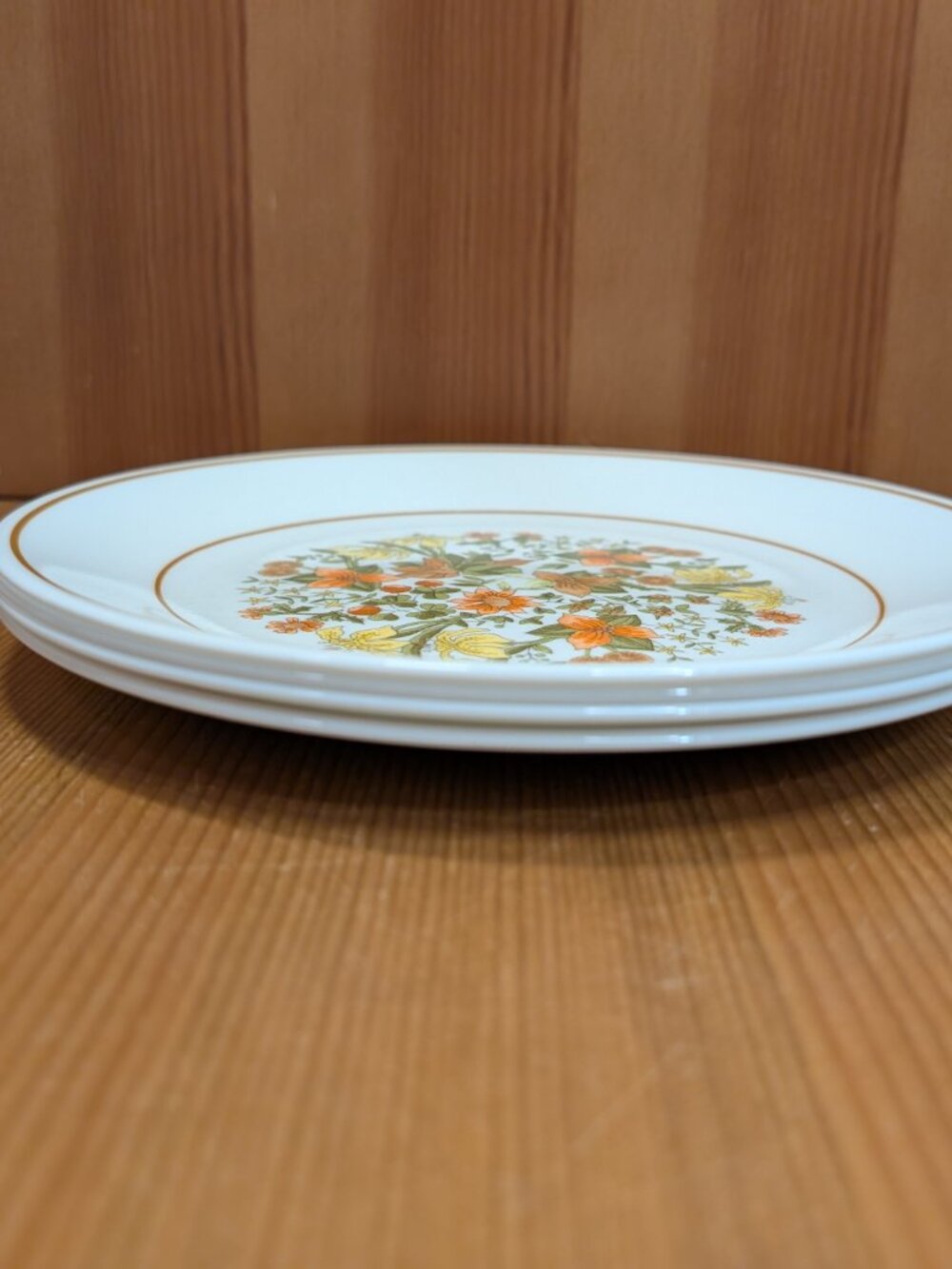 Lot of 4 Corelle INDIAN SUMMER Luncheon/Salad Plates 8 1/2 Inch 8.5" Set - VGUC - Picture 7 of 7